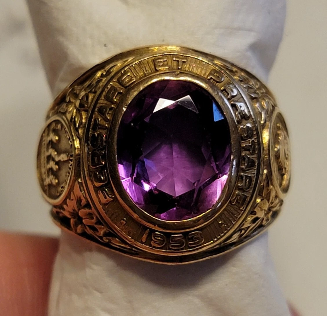 Amethyst cheap class ring