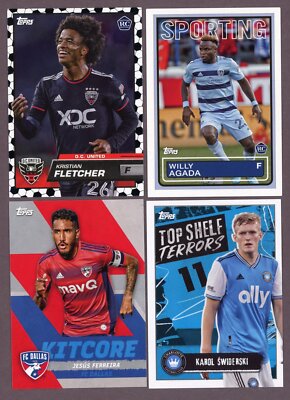 2023 Topps MLS Soccer Inserts & Soccer Tile Parallels - You Pick Save 30%