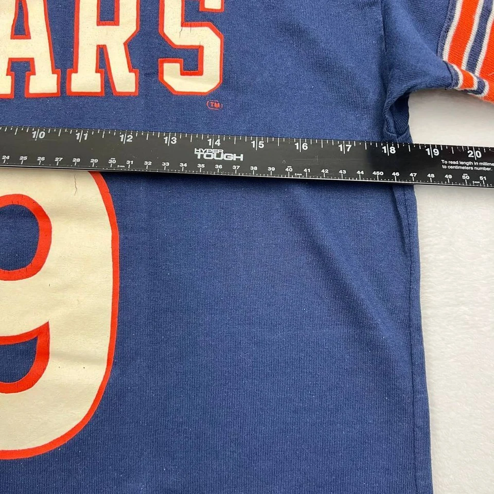 复古芝加哥熊队罗林斯球衣衬衫女式大号蓝色吉姆·麦克马洪 9 — 第 3/4 张图片