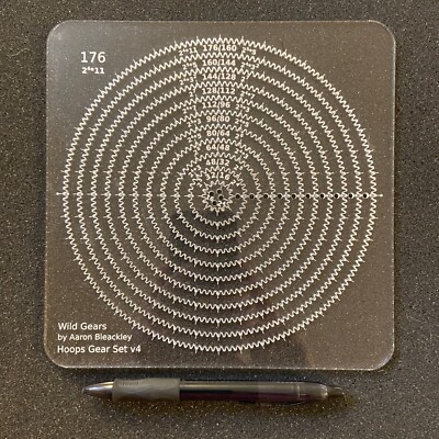 Wild Gears HOOPS Set by Aaron Bleakley - Spirographs for Grown Ups!