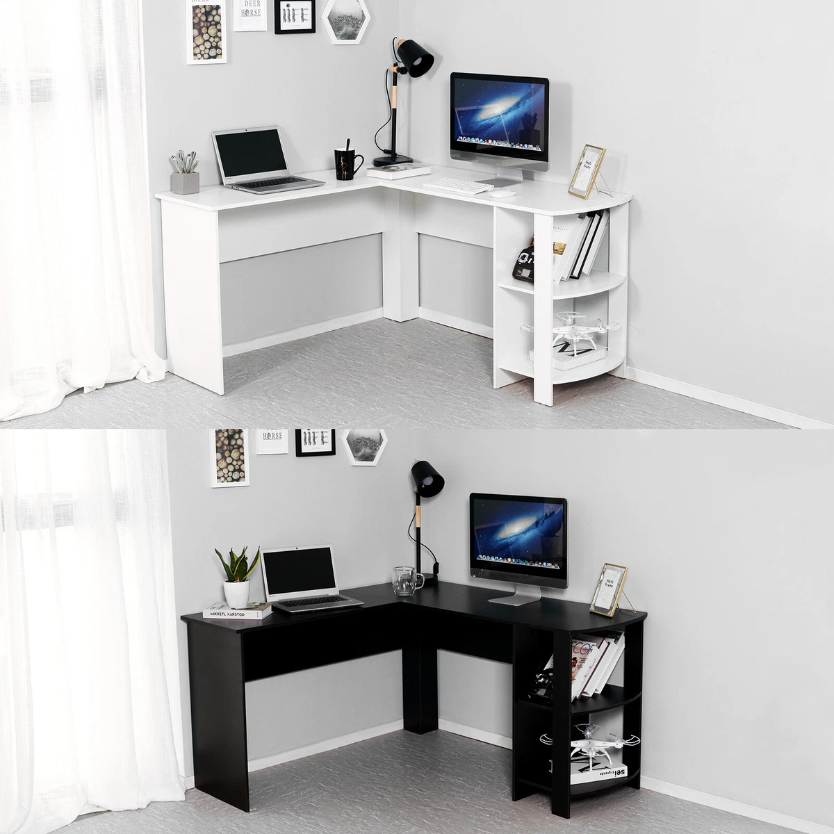 Corner desktop computer sale desk