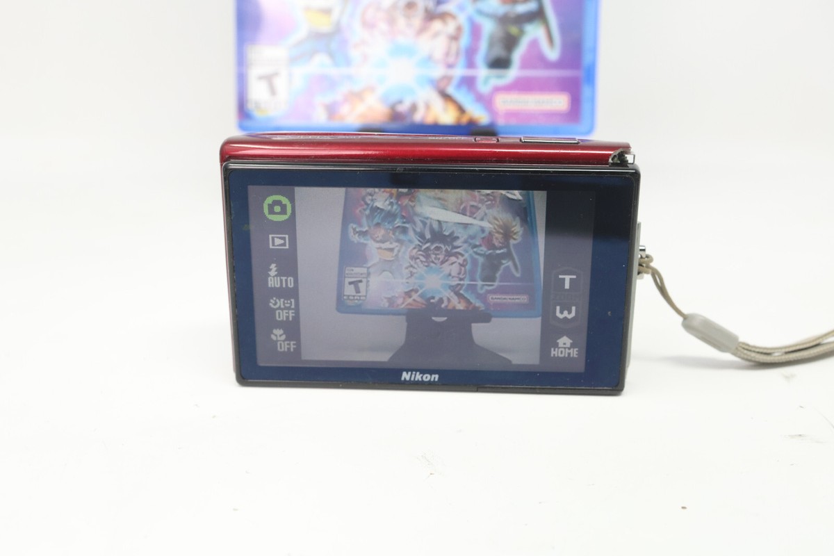 Nikon COOLPIX S60 10.0MP Digital Camera - Crimson red for