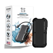 External SSD 2TB - Mercury Portable SSD, Up to 1000MB/s, USB 3.2 Gen 2 USB-C ...