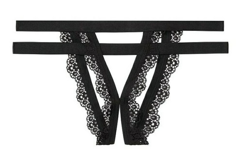 banded cheekini panty