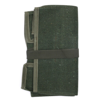 10Pockets Canvas Spanner Wrench Tool Roll Up storage bag Organizer Pouches Case*