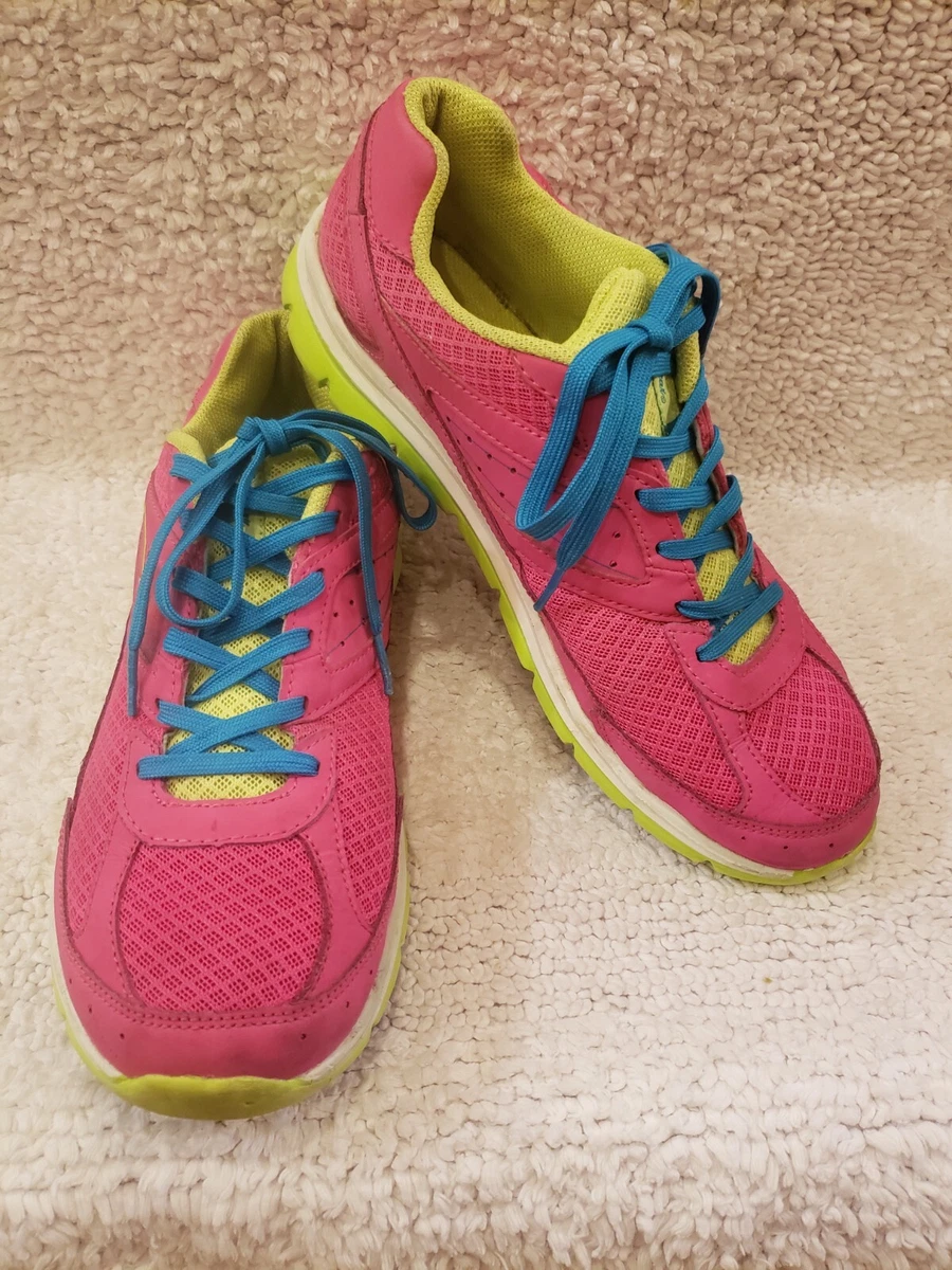 L.A. Gear Neon Pink Sz10 Running Shoes Athletic Womens Sneakers