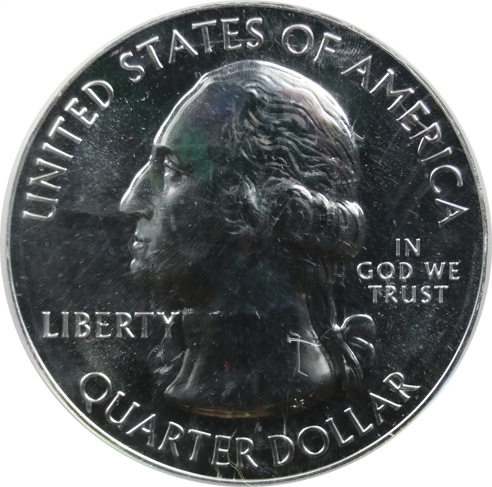 2010 5 oz Silver Hot Springs 25C PCGS F/S MS 68 DMPL America The Beautiful ATB - Image 4 of 4