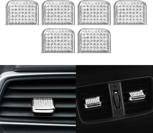 Bling Crystal Rhinestone Front A/C Air Vent Cover Trim Fits 18-22 Accord
