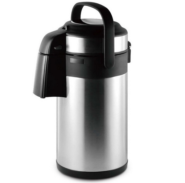 Carl Schmidt Sohn 3 L EDELSTAHL Thermo-Pumpkanne Thermoskanne Pump-Isolierkanne