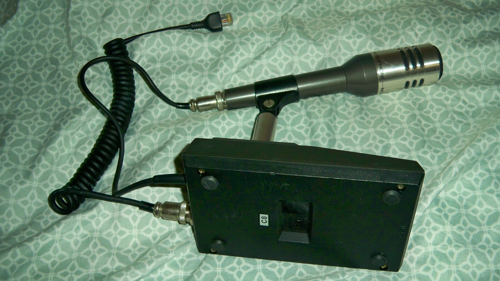 YAESU MD1 microphone with 8pin RJ45 modular for transceiver eBay