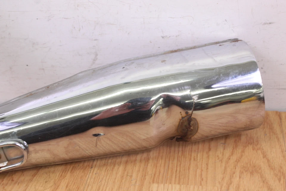 1992 KAWASAKI VULCAN 750 VN 750 后排气管带热套 — 第 3/4 张图片