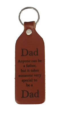 DAD LEATHER KEYCHAIN - 5