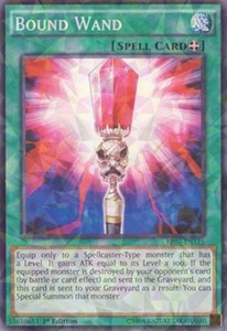 Bound Wand - BP03-EN175 - Shatterfoil - 1st Edition x3 - Lightly Played