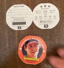 DALE MURPHY . 1988 Fantastic Sam's Canadian Oddball panel .