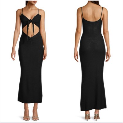 DANIELLE BERNSTEIN Knot-Front Cutout Maxi Dress Size XL New with Tags | eBay