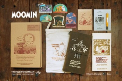 Traveler's Notebook Moomin Collaboration Moomin family Limited Set