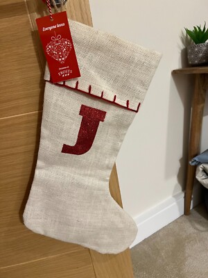 Frosts Jute Weihnachtsstrumpf mit Buchstabe J