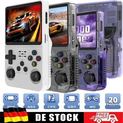 R36s Retro Handheld Videospiel Konsole-21000 Spiele vorinstalliert - Linux-128GB