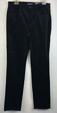 Talbots Pants Womens 6 High Rise Flawless Straight Leg Velvet Black New Gift