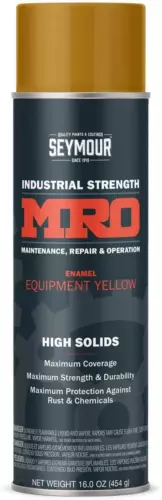 620-1443 Industrial MRO High Solids Spray Paint, Equipment Yellow 16 Fl Oz (Pack