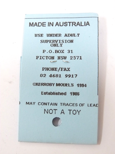 Kerroby Models Australia HO Scale 1/87 NSWGR C38 Hollow Funnel Part #HD3819 - Picture 3 of 3