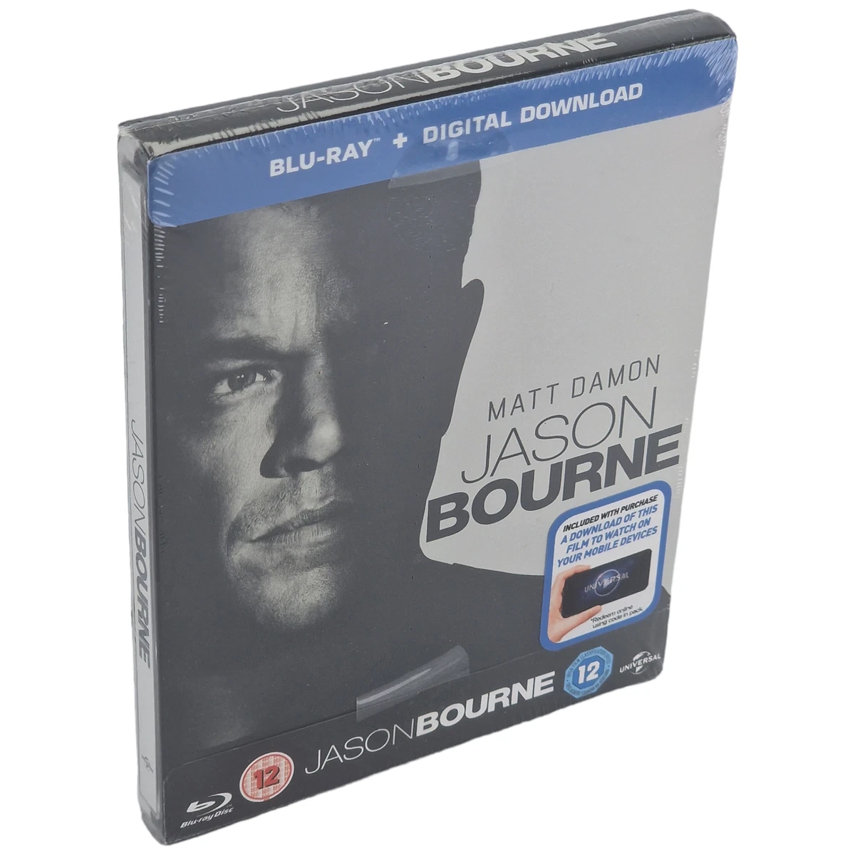 Jason Bourne Blu-Ray Steelbook Edition Limited 2016 Region Free.
