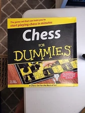 Chess for Dummies Set Board Game - Learn as you Play! NEW! SEALED! Illustrated