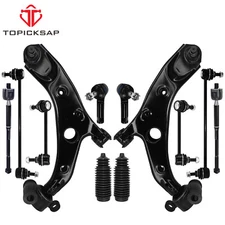 12x Front Lower Control Arm Ball Joint Tie Rod Sway Bar for 2013-2016 Mazda CX-5