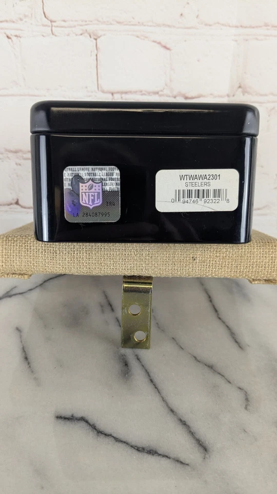 Juego de reloj y billetera Pittsburg Steelers SPARO NFL con logotipo oficial en caja de regalo Foto 2 de 4