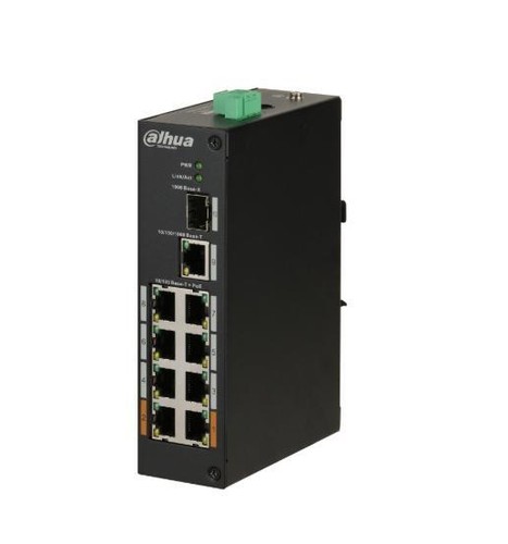 PFS3110-8ET-96 PoE Switch 8-Port (Unmanaged) dual power backup watchdog - Afbeelding 3 van 7
