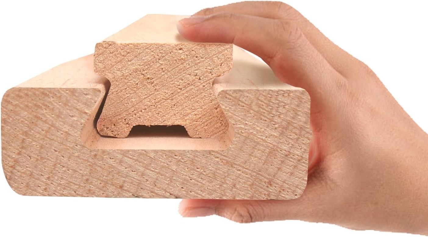 Durable Center Mount Wax Coated Drawer Slides - 2 Pack, Easy Assembly