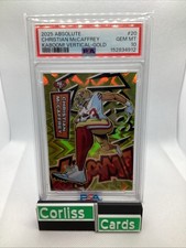 2025 Absolute Christian McCaffrey Gold KABOOM! /10 PSA 10 🔥💎POP 1!!!🔥💎