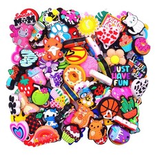 50PCS Mixed Silicone Focal Beads DIY for Pens Bracelets Keychains Necklaces