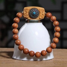 Six Character Proverbs Bracelet Sandalwood Fragrance Bracelet Prayer Beads