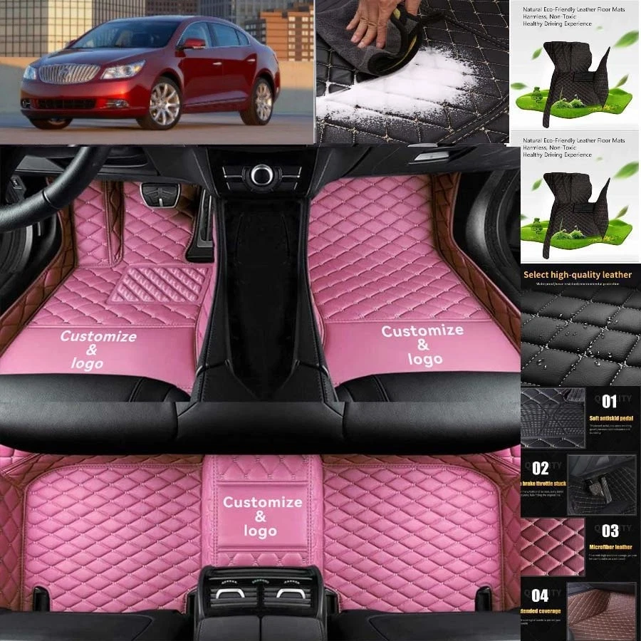 For Buick LaCrosse Car Floor Mats Custom Waterproof Luxury Carpets Auto Liner - Image 2 of 4