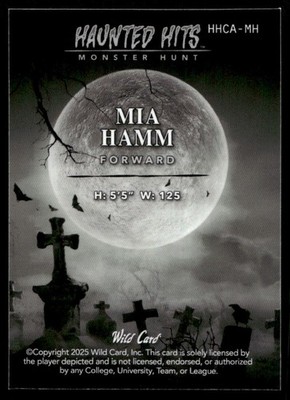 CZB527 - 2025 Wild Card Haunted Hits - Mia Hamm - /3 - Green | eBay