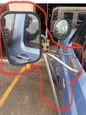 1973 - 1997 Pair Obs Ford F250 F350 F450 West Coast Towing Mirror Chrome Oem 1973 - 1997 Pair Obs Ford F250 F350 F450 West Coast Towing Mirror Chrome Oem