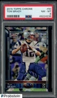 2015 Topps Chrome #50 Tom Brady New England Patriots PSA 8 NM-MT