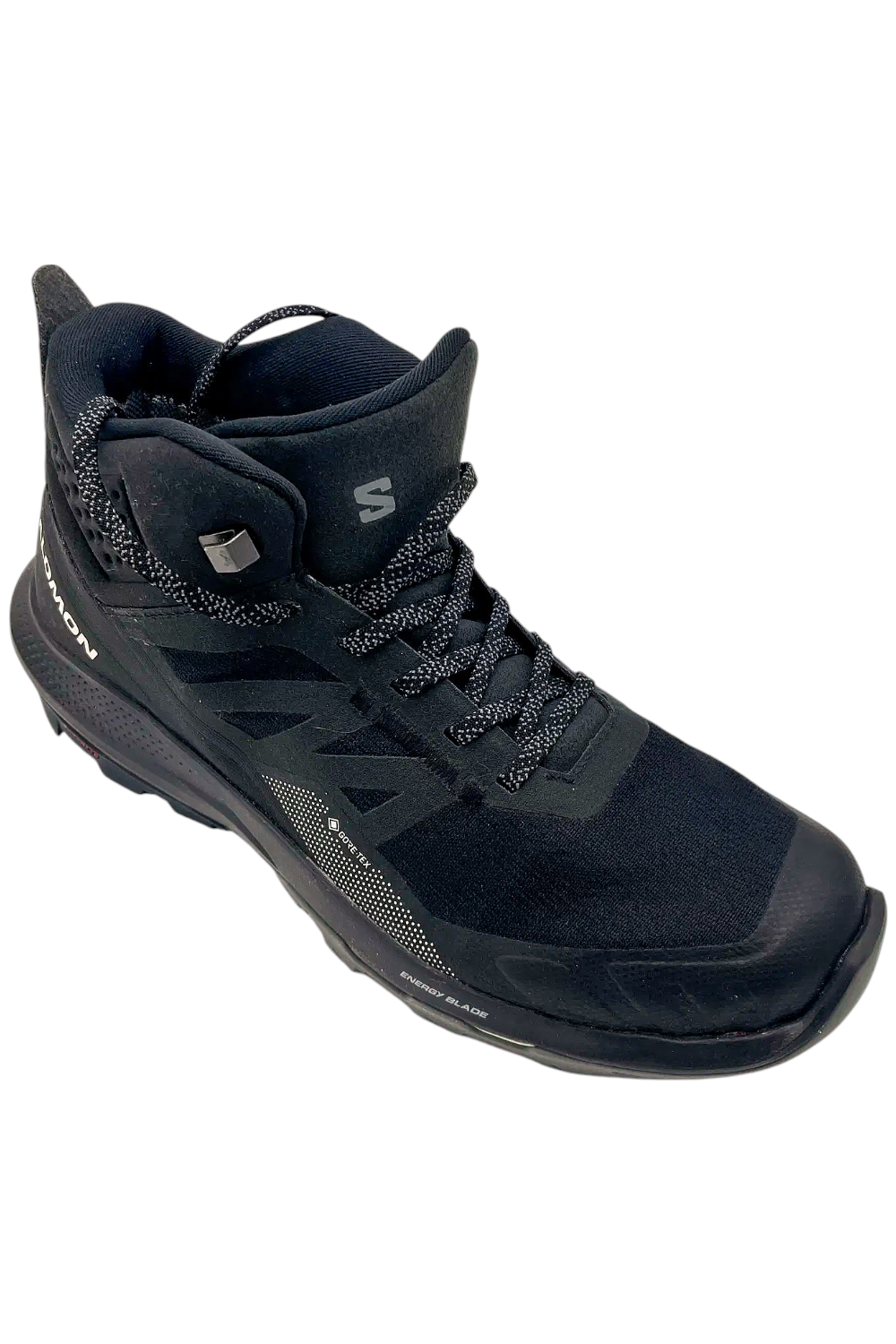 Stivali da trekking Salomon uomo Outpules Mid nero ebano vaniglia