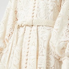 Zimmermann Amari Paisley Lace Short Dress Size 2