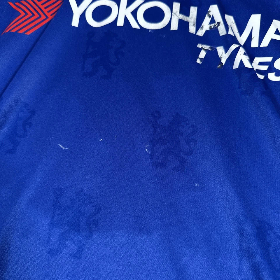 Camiseta de fútbol local Chelsea FC Football Club Fábregas 2016-2017 pequeña LS (defecto) Foto 3 de 4