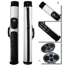 BY SPORTS 2x2 Hard cue case Oval Pool Cue Billiard Stick One Size, C06-W