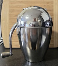 Bar Top Ice Crusher Manual Cocktail Retro look Home Bar Man Cave