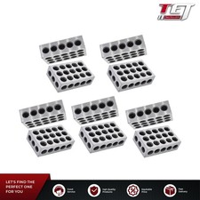 Ultra Precision 1-2-3 Blocks 23 Holes .0002" Machinist 123 Jig 5 Matched Pair