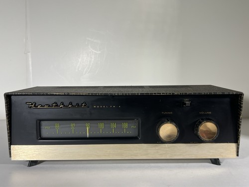 Vintage 1960’s Heathkit FM-4 Tube Tuner - Nice Shape / Untested