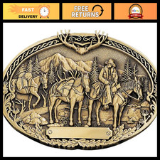 Southwest Series Western Belt Buckle - Unique Attitude Design, Durable Metal, Pe