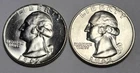 1962 And 1962D Washington Silver Quarters. Choice Uncirculated