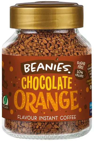 Beanies Coffee Orange Chocolate Flavour Instant Coffee - 50G - Image 3
