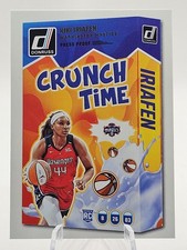 2025 Panini Donruss WNBA Crunch Time Kiki Iriafen #20 Press Proof (RC) Mystics