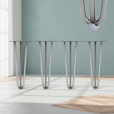 Hairpinleg 4 Stück 36CM Stahl Stützfuß haarnadelbein Tischkufen Möbelbein